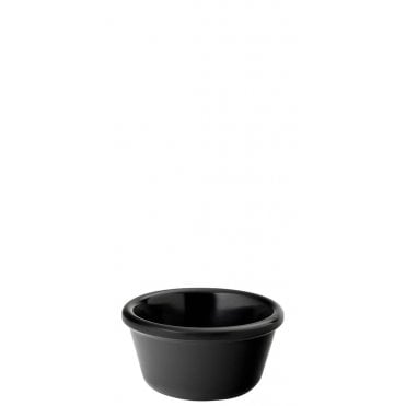 Plain Black Ramekin 3oz (9cl) | Box of 48