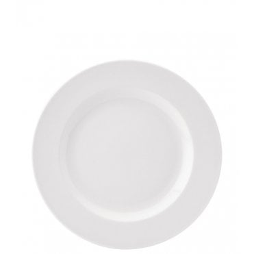 Pure White Wide Rim Plate 10" (25.5cm) | Box of 24