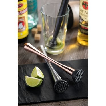 Stainless Steel Muddler 9" (22.5cm) | Box of 12