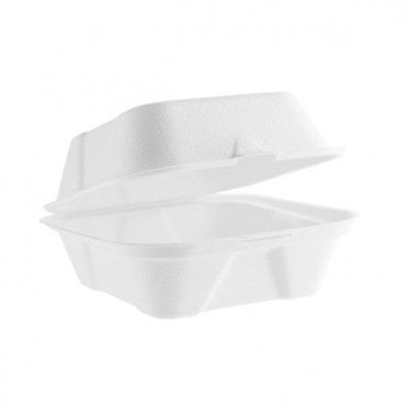 Nourish Moulded Fibre Burger Box 6in/150mm | Box of 500