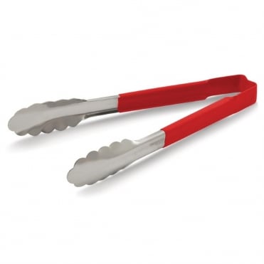 12"  Utility Grip Kool Touch Tong - Red