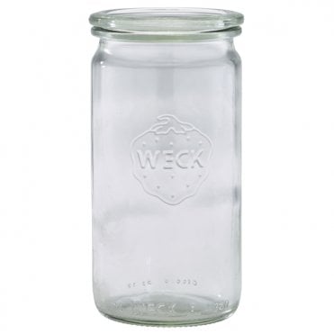 WECK Cylindrical Jar 34cl/12oz 6cm (Dia) | Pack of 12