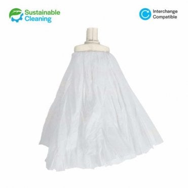 White Micro SYRSorb Disposable Medical Mop 90g