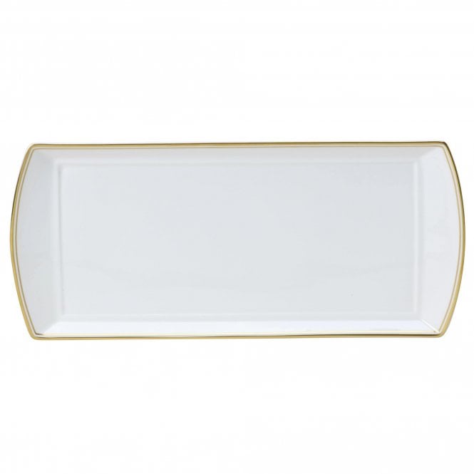 William Edwards Burnished Gold Classic Large Rectangle Tray 34 x 15cm (13 1/2 x 6
