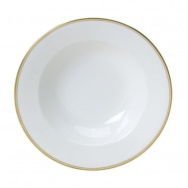 Burnished Gold Classic Large Rim Bowl 28cm 60cl (11" 21oz) | Box of 6