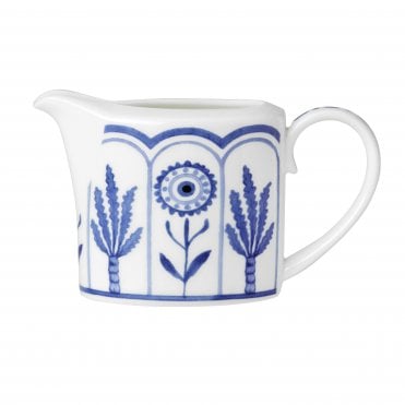 Sultan's Garden Blue Coupe Milk Jug 9cm 22cl (3 1/2" 7 3/4oz) | Box of 12