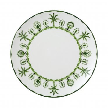 Sultan's Garden Green Coupe Plate 27cm (10 1/2") | Box of 12